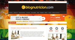 Desktop Screenshot of blognutricion.com